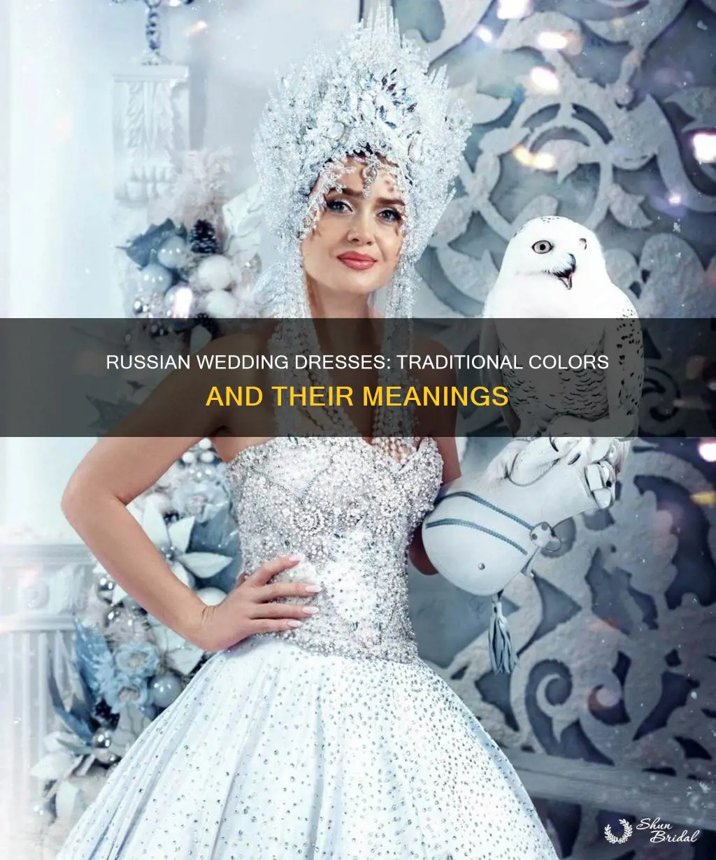 what color are russian wedding dresses