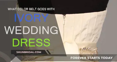 Ivory Wedding Dress: What Color Belt Should You Choose?