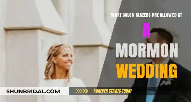 Mormon Wedding Dress Code: Appropriate Colors for Blazers Explained