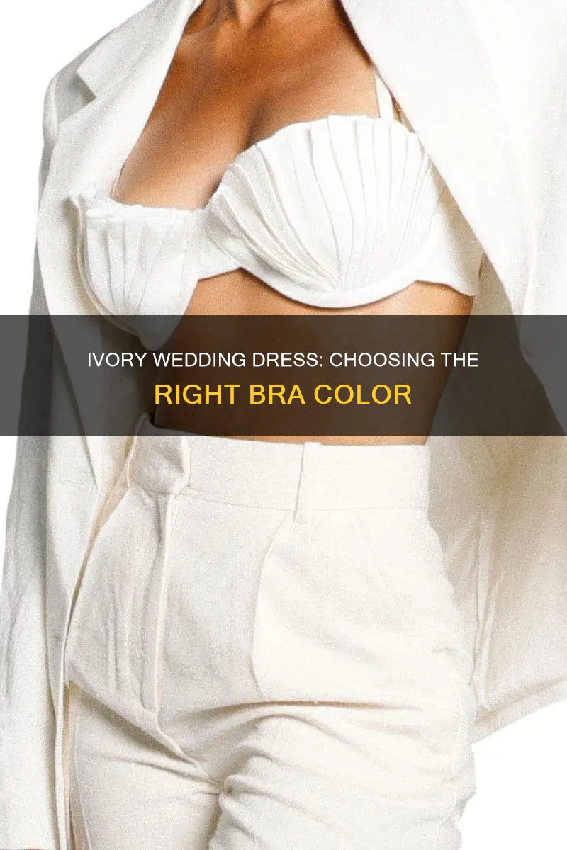 what color bra under ivory wedding dress