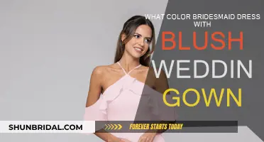 Bridesmaid Style Guide: Blush Wedding Gown Color Pairings