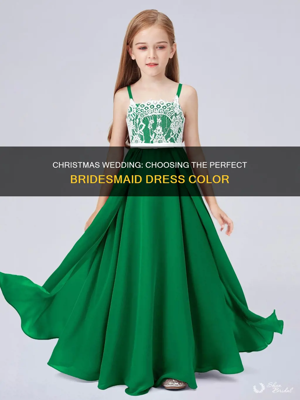 what color bridesmaid dresses for christmas wedding