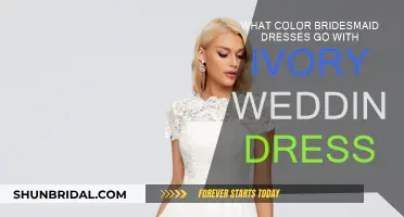 Ivory Wedding Dress: What Color Bridesmaid Dresses Work?