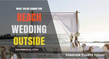Perfect Beach Wedding Chair Colors for Outdoor Coastal Celebrations