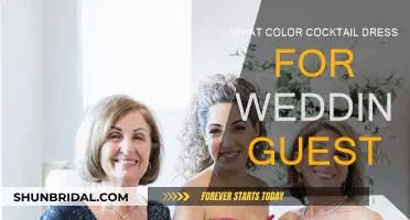 Cocktail Hour: Choosing the Right Color Dress for a Wedding
