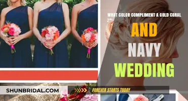 Elegant Gold, Coral, and Navy Wedding Color Palette Ideas