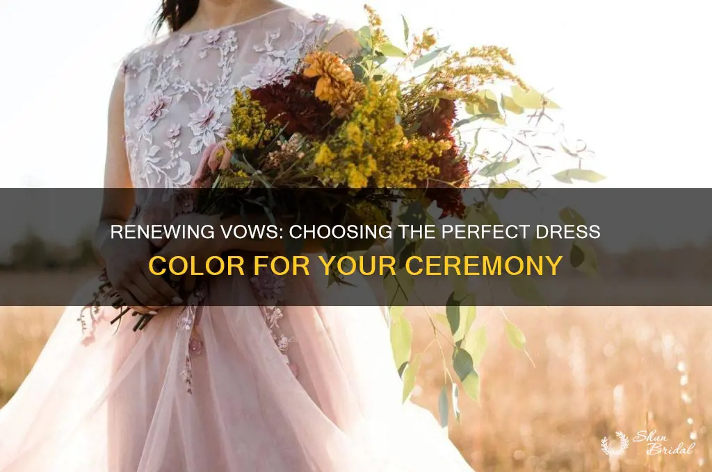 what color dress do you wear to renew your vows