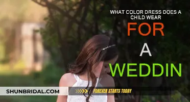 Choosing the Perfect Dress Color for Your Child's Wedding
