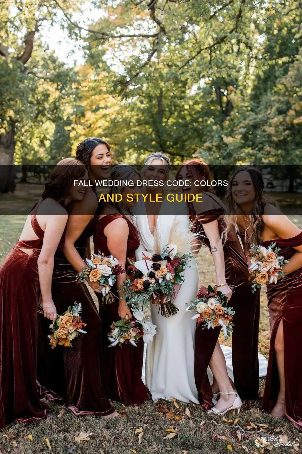 what color dress for a fall wedding
