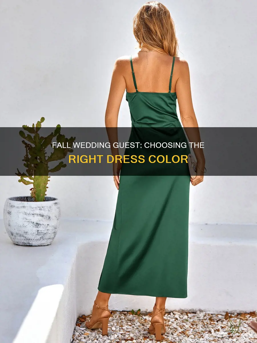 what color dress for october wedding