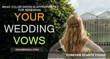 Choosing the Right Dress Color for Renewing Your Vows