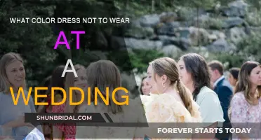 Don't Wear These Colors to a Wedding