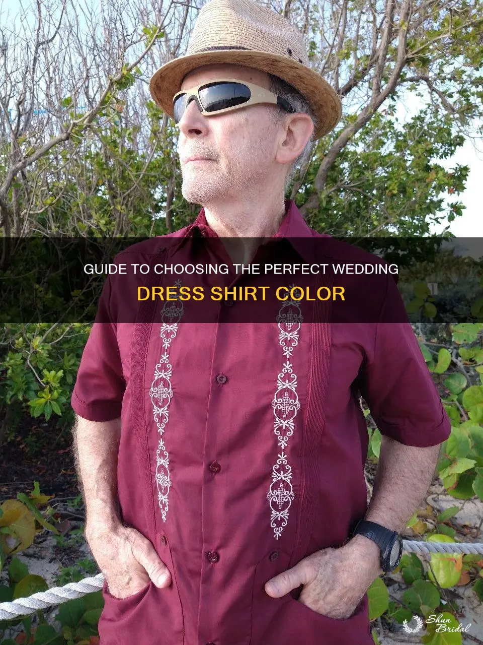 what color dress shirt at a wedding