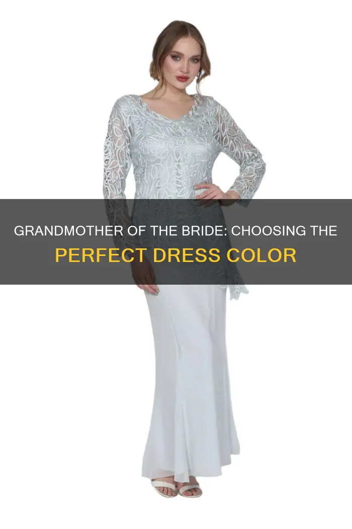 what color dress should a grandmother wear to wedding