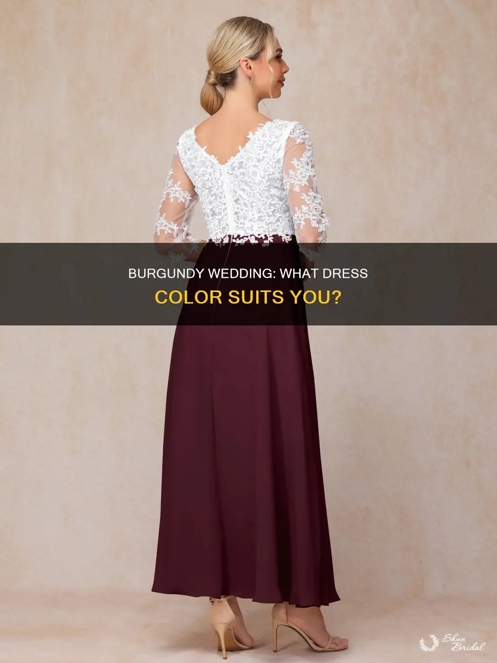 what color dress to wear if the wedding is burgundy