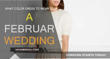 Choosing the Perfect Dress Color for a February Wedding