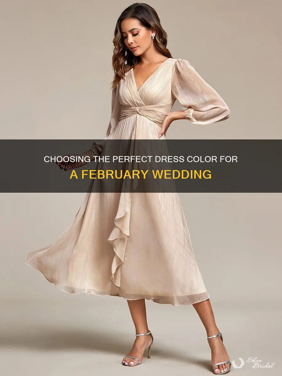 what color dress to wear to a february wedding