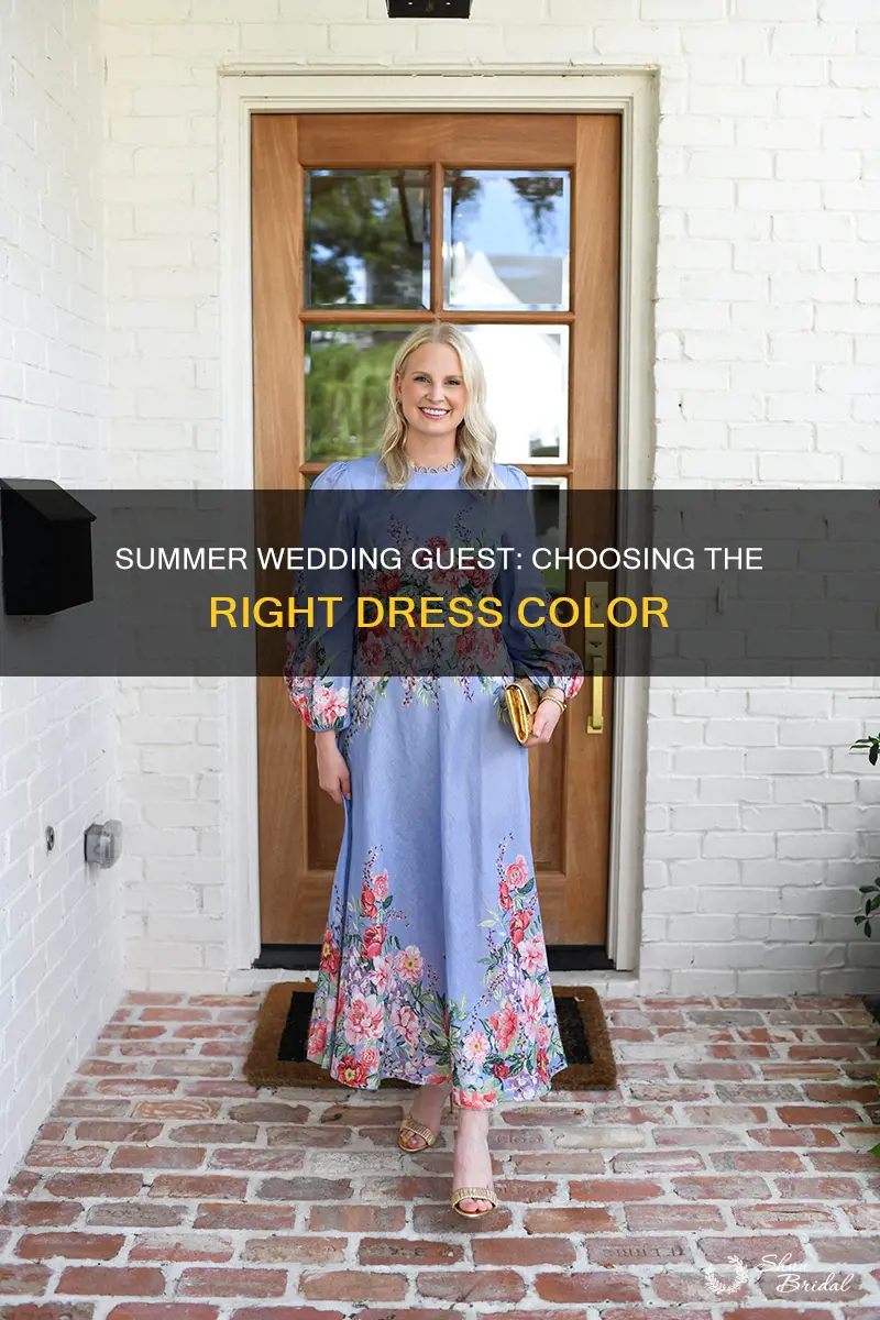 what color dress to wear to a july wedding