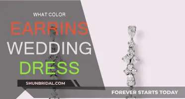 Choosing the Perfect Earring Color for Your Wedding Dress