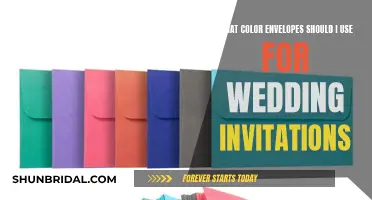 Envelopes for Wedding Invites: Choosing the Perfect Color