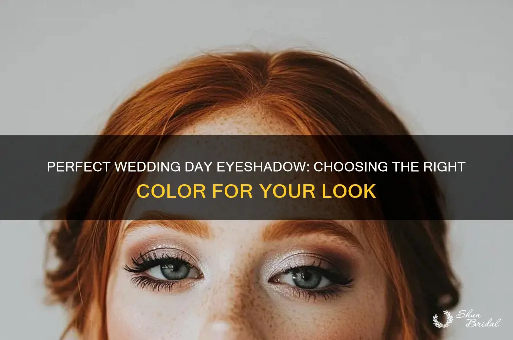 what color eyeshadow for wedding day