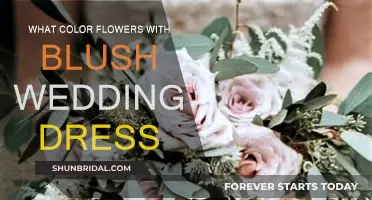 Blush Wedding Gowns: Which Flowers Complement?