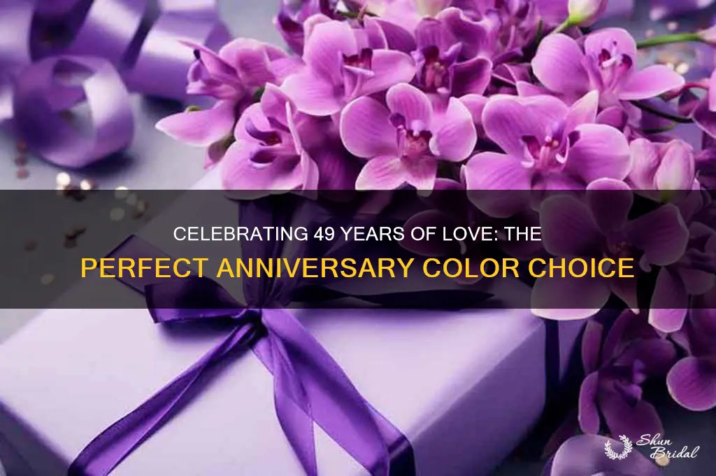 what color for 49 wedding aniversy