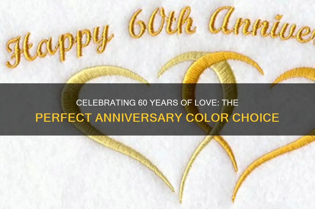 what color for 60th wedding anniversary