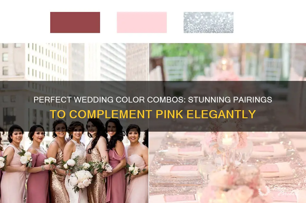 what color goes well with pink for a wedding