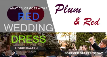 Red Wedding Dress: What Colors Complement Crimson?