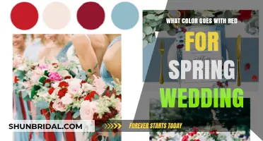 Spring Wedding Color Harmony: Perfect Pairings to Complement Red
