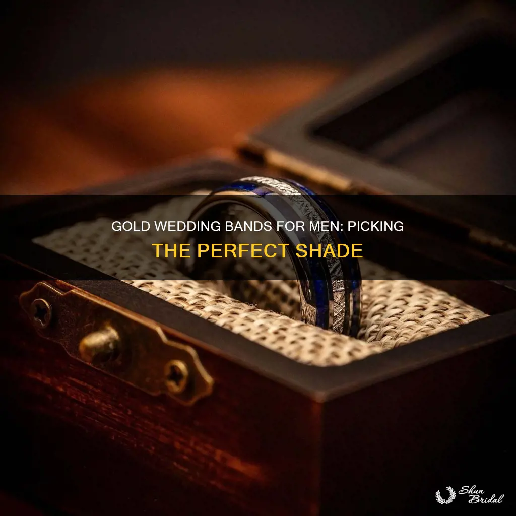 what color gold for men