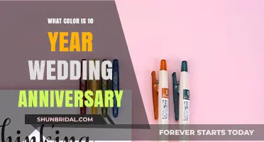 Celebrating a Decade of Love: The Color of Your 10th Wedding Anniversary