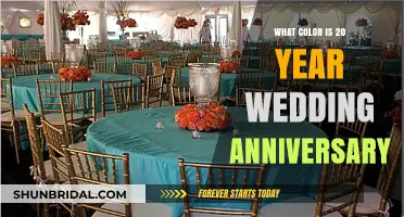 Celebrating Two Decades of Love: The Color of Your 20th Wedding Anniversary