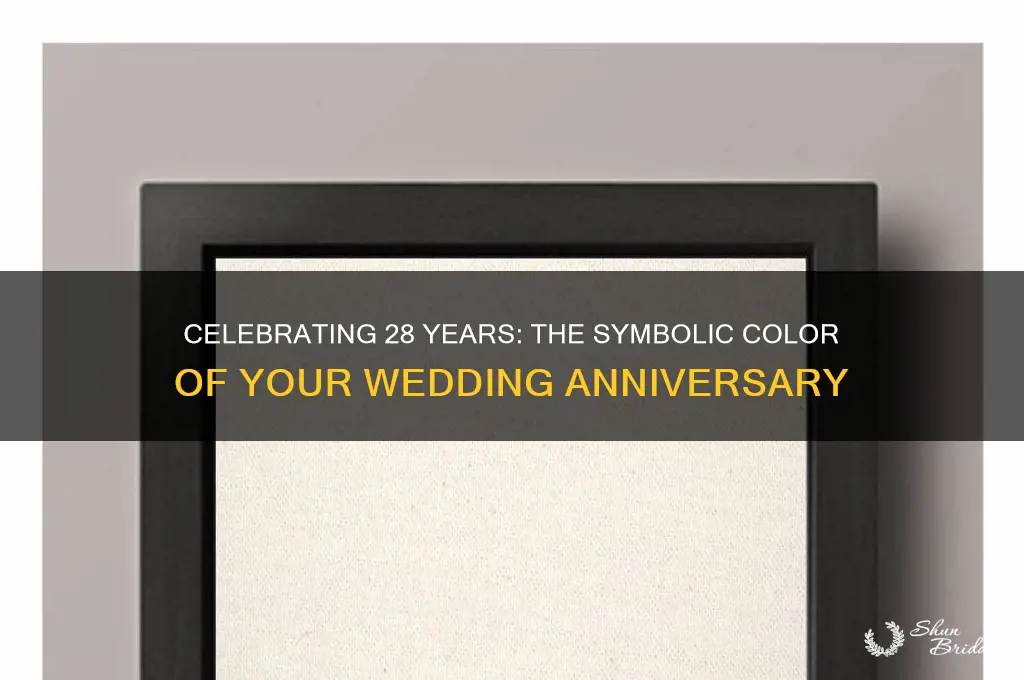 what color is 28th wedding anniversary