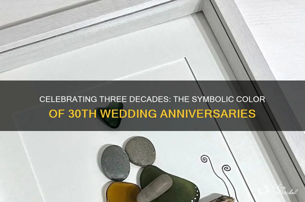 what color is 30th wedding anniversary
