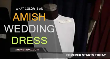 The Color of Amish Wedding Dresses