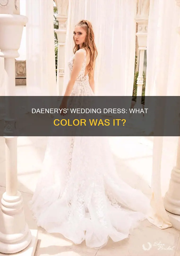 what color is daenerys wedding dress