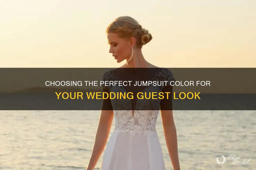 what color jumspuit for a wedding