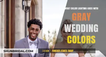 Elegant Gray Wedding Colors: Perfect Lighting Shades to Complement Your Theme