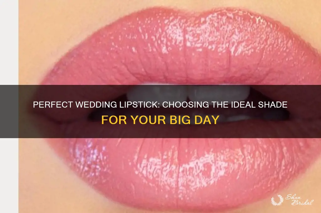 what color lipstick for wedding