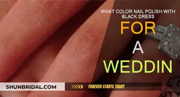 Black Dress, Wedding Bliss: Nail Polish Colors to Match