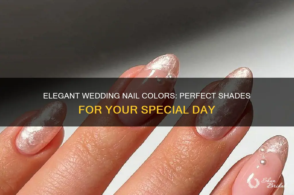 what color nails for a wedding