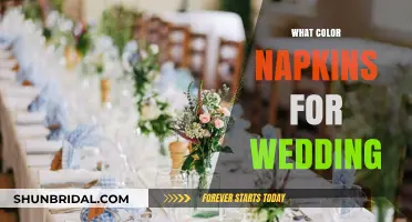 Choosing the Perfect Napkin Colors for Your Dream Wedding Reception