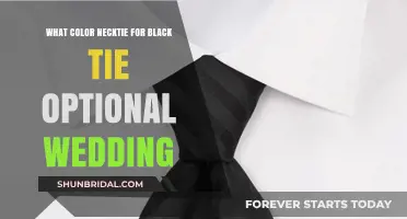 Black Tie Optional Wedding: Choosing the Perfect Necktie Color
