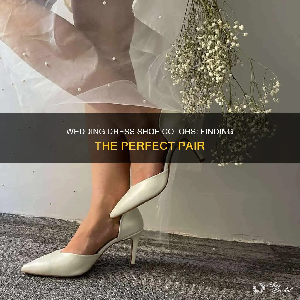 what color of shoes to wear with wedding dress