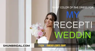 The Perfect Dress Color for Your Wedding Reception