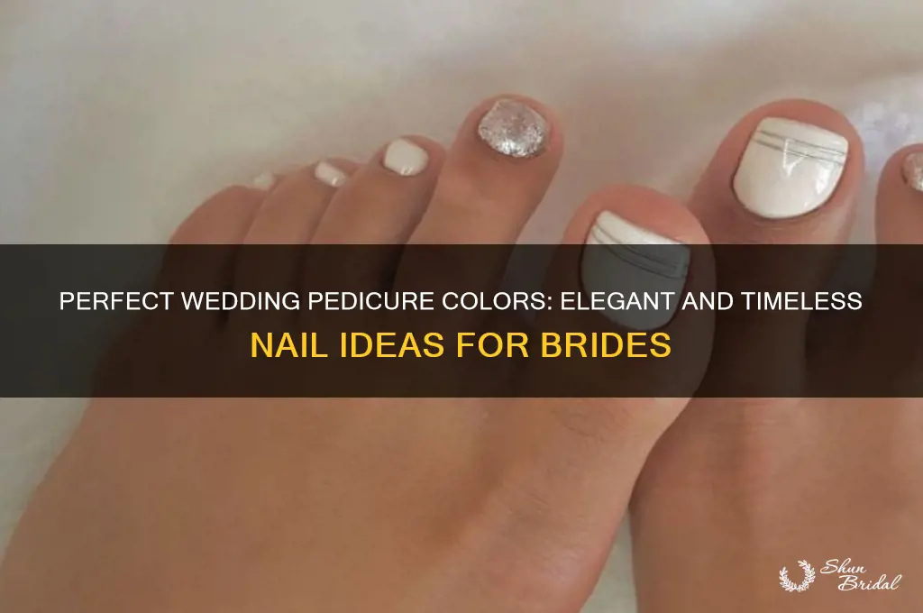 what color pedicure for wedding