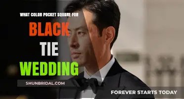 Elegant Pocket Square Colors for Your Black Tie Wedding
