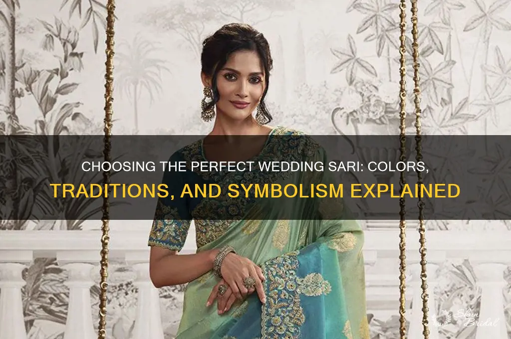 what color saris worm at a wedding